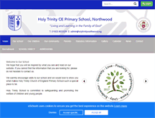 Tablet Screenshot of holytrinitynorthwood.org